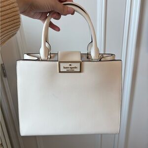Kate Spade creamy white tote NWOT